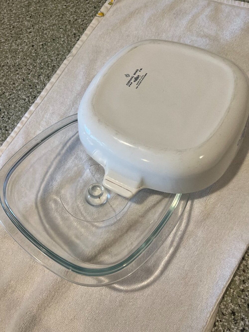 CorningWare Cornflower Blue P‑9‑B 9" Baking Dish + Lid (57) – Vintage USA
